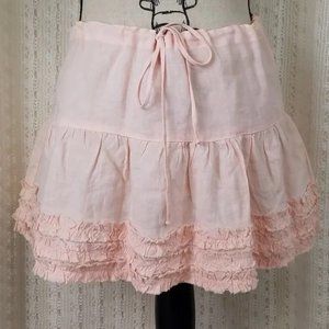 Juicy Couture Drawstring Ruffle Skirt